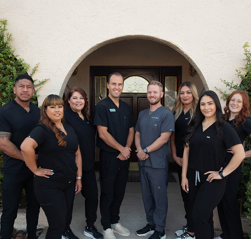 Star City Dental team outside the practice